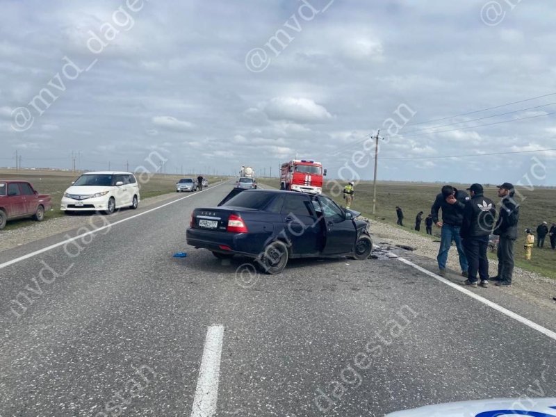 4 человека пострадали в результате  автоаварии в Бабаюртовском районе Дагестана